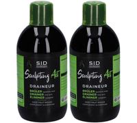 S.I.D Nutrition Sculpting Act Draineur Goût Fruit Rouge Solution Orale 2x500 ml
