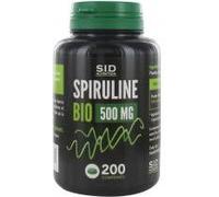 S.I.D Nutrition Spiruline Bio 500 mg 200 Comprimés - Pot 200 comprimés
