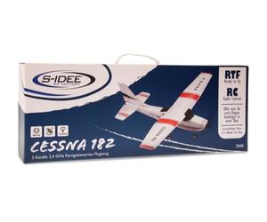 S-idee® 01506 Cessna F949 Avion télécommandé 2,4 GHz Avec batterie LiPo