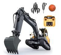 s-idee® E598-003 1/16 Volvo Licensed RC Pelleteuse + trois outils 15 canaux 1:16 avec 2,4 GHz