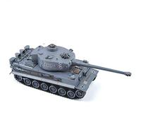 s-idee® Char de bataille 22002 99807 - Tigre allemand - Échelle 1:28 - Avec système de combat infrarouge intégré - 2,4 GHz RC R/C - Véhicule à chaîne - Fonction tir infrarouge - Lumière sonore