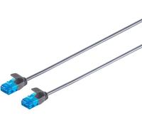 S-IMPULS CAT.6a câble pach slim U/UTP noir 1,0m