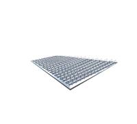 S-K-S crochet velcro, 20mmx25m blanc, avec adhésif PS14 base caoutchouc x1 morceau