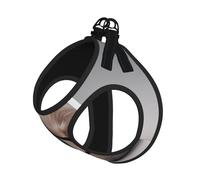 S Laisse Gilet Harnais pour Chien - Petite Taille Cochon d'Inde avec Lunettes Imprimé Laisse Set Réfléchissant pour Extérieur et Chien Promenade