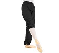 s.lemon Pantalon Echauffement Danse,Donna Taille Elastique Longue Pantalon d Échauffement Danse Classique Noir M