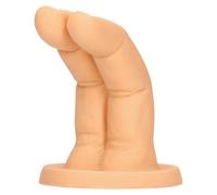 S-Line - gode ceinture deux doigts - réaliste - couleur chair