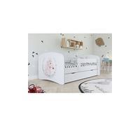 s - Lit babydreams 2 blanc Cheval tiroir et matelas inclus 180/80