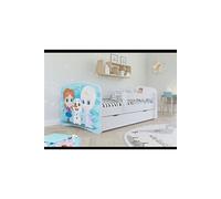 Kocot Kids - Lit babydreams 2 blanc La Reine des neiges tiroir et matelas inclus 140/70 Blanc