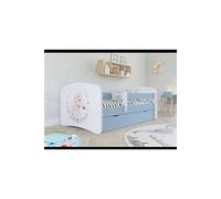 s - Lit babydreams 2 bleu Cheval tiroir et matelas inclus 160/80