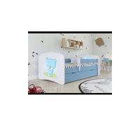s - Lit babydreams 2 bleu ours bleu tiroir et matelas inclus 160/80