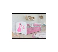 s - Lit babydreams 2 rose princesse et Cheval tiroir et matelas inclus 140/70