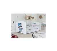 s - Lit babydreams 2 rose Raton laveur tiroir et matelas inclus 140/70