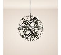 s.luce Atom Lampe Suspendue LED Dimmable Moderne Chrom Doré Noirchrom