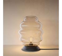 s.luce Echos Lampe De Table En Verre E27 Avec Interrupteur