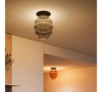 s.luce Echos Lampe Plafond en Verre E27 40 W Dimmable Ø 25 cm