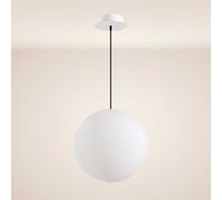 s.luce Globe Lampe à Suspension Globe IP54 Blanche E27 40W Ø 30/40/50cm