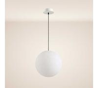 s.luce Globe Lampe à Suspension Globe IP54 Blanche E27 40W Ø 30/40/50cm