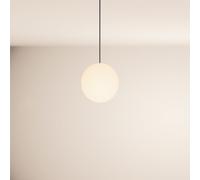 s.luce Orb Hängeleuchte Verre Globe Suspension Noire 1x E27 40W IP20