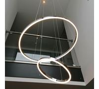 s.luce Ring 100 LED Lampe Suspendue Directe Ou Indirecte, Suspension 5m