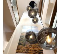 s.luce Sphere Lampe Susp. Plafonnier 3 ou 5 lampes Modern, Base Ø40/Ø60