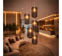 s.luce Velo Suspension en Verre 500 cm Pendentif Blanc Pour Plafond