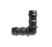 S&M 540011 Lot de 3 Coudes d'arrosage 12 mm Noir