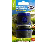 S&M connecteur Automatique Water Stop 19 mm Premium, Noir/Bleu Cobalt