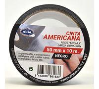 S & M ruban Américaine noire 50 mm X 10 m saneaplast- ruban adhésif Américaine isolant - rouleau de 10 mètres