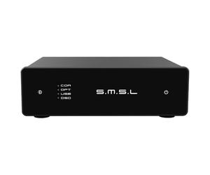 S.M.S.L D1 Hi-Res Audio Dac RohmBD34352EKVchip Touch Control RCA out 768kHz/32bit DSD512 THD+N 0.00038% MQA Audio DAC Dual USB/Optical/Coaxial input SNR126dB for phone/pad/PC/TV/DVD Home Desktop DAC