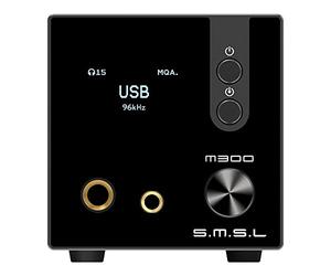 S.M.S.L M300SE Amplificateur de casque HiFi, 2PCS of CS43131 MQA Audio DAC, USB/Optical/Coaxial/Bluetooth Input DSD MQA XMOS Balanced XLR Output THD+N 0.00013% with Remote Control