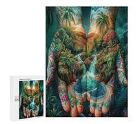 s Mains fantastiques Puzzs 500 Pièces Educa Qualité SupérieureJeu D'Intelligence Éducatif pour Famil Vision 3D Relaxation Artistique 500 PCS