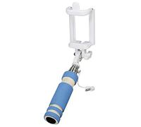 S+ Mart SEL4BL SelfieMaker Smart Perche Selfie avec câble pour Appareil Photo Bleu