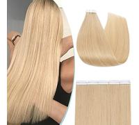 S-noilite Extension Cheveux Naturel, 45CM Blonde Naturel #24