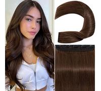 S-noilite Extensions à Clip en Cheveux Humains 100% Vrais Extensions de Cheveux Clipser pour Femmes 16Pouce #04 (3294