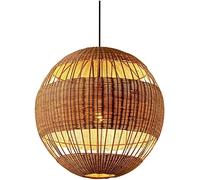 s Nordic Lighting Ceiling Lamp Lighting Fixtures Hanging Lamp Spherical Bird Nest Weave Lampshade for Bedroom Restaurant Cafe Light/Diameter 40Cm (Diameter 40cm)