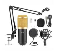 S-NW-800 Microphone à Condensateur et NW-35 Réglable d'Enregistrement Bras de Suspension avec Support Antichoc et Kit de Montage