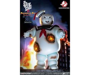 S.O.S Fantômes - Statuette Stay Puft Marshmallow Man Burnign Edition Deluxe Version 30 Cm
