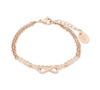 s.Oliver 2022731 Bracelet Femme Infinity Acier inoxydable Rose 20 cm