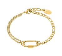 s.Oliver 2033904 Bracelet femme mousqueton acier inoxydable or 20 cm