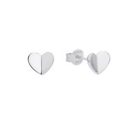 s.Oliver 2040591 Boucles d'oreilles pour femme en argent sterling 925 avec cœur 7 mm