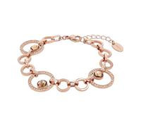 s.Oliver 2040616 Bracelet femme en acier inoxydable cristal 17+3 cm or rose idée cadeau