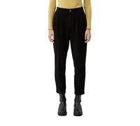 s.Oliver 2121564 Pantalon en Velours côtelé, Noir, W42 Femme