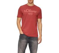 s.Oliver 2139909 T-Shirt avec Logo, Coquelicot, L Hommes