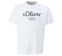 s.Oliver 2139910 T-Shirt, Blanc, 5XL Grande Taille Homme