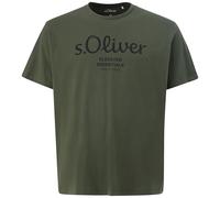 s.Oliver 2139910 T-Shirt, Vert Olive, 4XL Grande Taille Homme