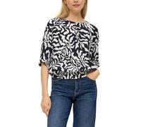 s.Oliver 2142305 Blouse, Bleu et Blanc 59a1, 38 Femme