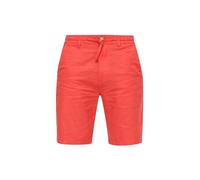 s.Oliver 2143831 Mélange de Lin Bermuda, Coupe décontractée, Rouge 2507, 30 Hommes