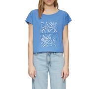 s.Oliver 2164088 T-Shirt, Bleu Roi, 46 Femmes