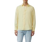 s.Oliver 2164316 Chemise à Manches Longues, Jaune Clair, L Hommes