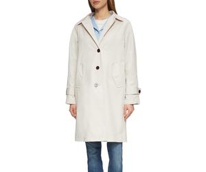 s.Oliver 2164357 Trench-Coat, Blanc cassé, 40 Femmes